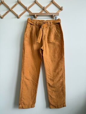 Sundance Linen Blend Belted Trousers